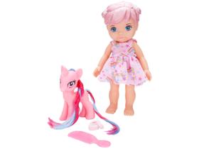 Boneca Infantil Bebê Bee Hugs Unicórnio C/ Acessórios - Bee Toys