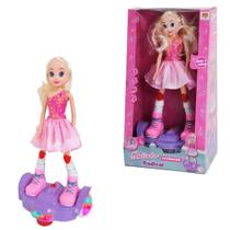 Boneca Infantil Belinda Loira Radical HoverboardRosa