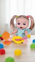 Boneca Infantil Com Acessórios De Massinha E Molde