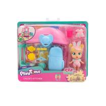 Boneca Infantil Cry Babies Playtime Cozinha da Chloe Multikids - BR2465
