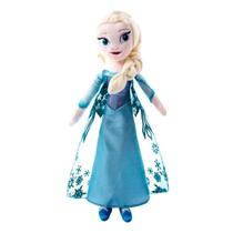 Boneca Infantil de Pelúcia Brinquedo Meninas Disney Frozen Elsa