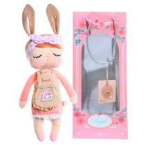 Boneca Infantil de Pelucia Metoo Angela Chef c/ Sacola 33cm Colecionável Fofa com Toque Aveludado Boneca Infantil de Pelucia Metoo Angela Chef c/ Sacola 33cm Colecionável Fofa com Toque Aveludado