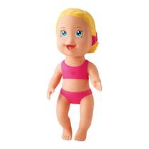 Boneca infantil em vinil coleção acqua park loira