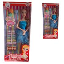 Boneca Infantil Estilo Barbie Fashion Com Acessórios - Balão