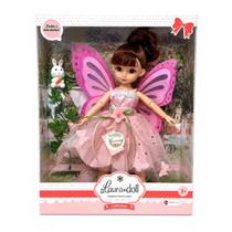 Boneca Infantil Fashion 30Cm Fada Com Asas De Borboleta E Acessorios 002258 Boneca Infantil Fashion 30Cm Fada Com Asas De Borboleta E Acessorios 002258
