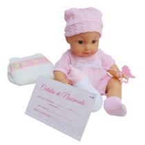 Boneca infantil faz xixi com fralda mamadeira certidão Boneca infantil faz xixi com fralda mamadeira certidão