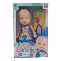 Boneca Infantil Mellina Dodói com Acessórios Médicos Super Toys - 660