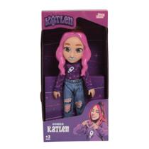 Boneca Infantil Menina Katlen Dos Rosa 100% Vinil Baby Brink Boneca Infantil Menina Katlen Dos Rosa 100% Vinil Baby Brink