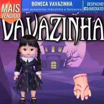 Boneca Infantil Menina Vavazinha C/ Mãozinha e Fantasma Brinquedo