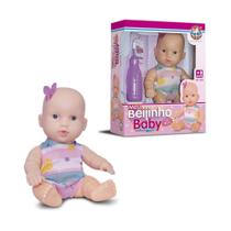 Boneca Infantil Meu Beijinho Baby Com Acessórios Divertida