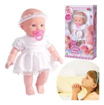 Boneca Infantil Minha Primeira Oração Little Baby Branca