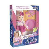 Boneca Infantil Nicinha Papinha Com Acessórios - FMSP Boneca Infantil Nicinha Papinha Com Acessórios - FMSP