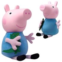 Boneca Infantil Pelúcia E Vinil Peppa Pig Original Boneco George Pig Crianças Brinquedos Novabrink
