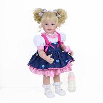 Boneca infantil Reborn WAWA-HAOKEAI Galaxia Girl 22" com acessórios Boneca infantil Reborn WAWA-HAOKEAI Galaxia Girl 22" com acessórios