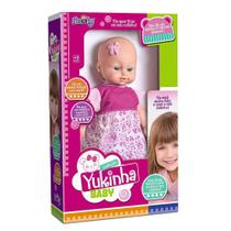 Boneca Infantil Yukinha Baby Lacinho Nova Toys - FMSP