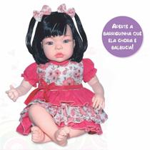 Boneca Interativa - Baby Kiss - Chora e Balbucia - Morena - Sid-Nyl