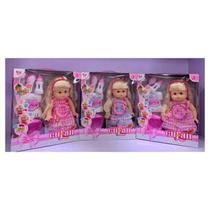 Boneca interativa com luz, som e acessórios Boneca interativa com luz, som e acessórios