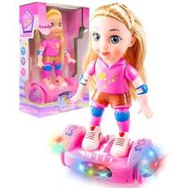 Boneca Interativa Hoverboard Skate Eletrico Musical Luz Led Andadora Bate E Volta Infantil Kizumba Boneca Interativa Hoverboard Skate Eletrico Musical Luz Led Andadora Bate E Volta Infantil Kizumba