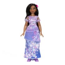 Boneca Isabela de Disney Encanto com Vestido, Sapatos e Presilha. Moda Colecionável