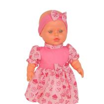 Boneca Isadora Bebê Com Faixa - Adijomar
