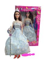 Boneca Jasmin Princesa Com Vestido e Acessórios - Xin Toys