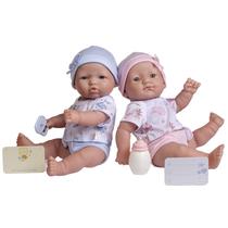 Boneca JC Toys Berenguer Boutique Realistic La Newborn 12,5 gêmeos