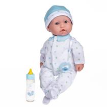 Boneca JC Toys La Baby Blue, 40 cm, lavável, corpo macio, menino