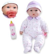 Boneca JC Toys La Baby Caucasian 40 cm lavável com roupa