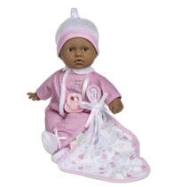 Boneca JC Toys La Baby Hispanic 28 cm com roupa e acessórios