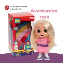 Boneca Jessi Aventureira Rosa Luccas Neto 14 Frases 1081