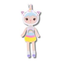 Boneca jimbao unicornio 33 cm - metoo