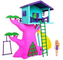 Boneca Judy Casa na Arvore c/ boneca Playset Brinquedo Menina - Samba Toys