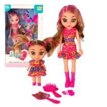 Boneca Juju Mommy Mamãe E Filhinha Com Acessórios Boneca Juju Mommy Mamãe E Filhinha Com Acessórios