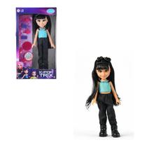 Boneca K-Pop Trix Aria Preto 37cm Brinquedo Infantil Fashion Estilo Kpop com Acessórios