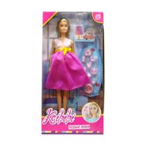 Boneca Kaibibi Grávida com Acessórios Domni Boneca Kaibibi Grávida com Acessórios Domni