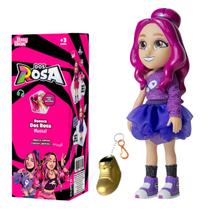 Boneca Katlen Dos Rosa Youtuber Infantil Com Falas 25Cm