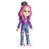Boneca Katlen Dos Rosa Youtuber Vinil 25cm - Baby Brink