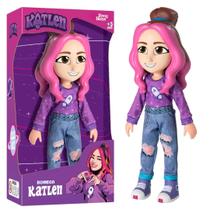 Boneca Katlen Youtuber Dos Rosa Emilly Vick - Baby Brink
