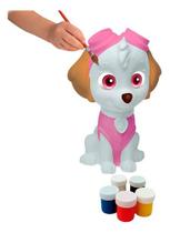 Boneca Kit Arts Pintura Skye Patrulha Canina Elka Boneca Kit Arts Pintura Skye Patrulha Canina Elka