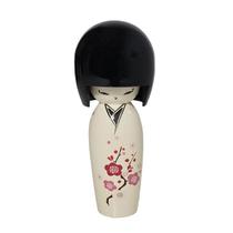 Boneca Kokeshi Yuna Bege 14,0 cm Boneca Kokeshi Yuna Bege 14,0 cm