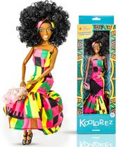 Boneca KOOLOREZ Maribel 12,5" Afro com articulações móveis