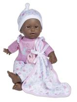 Boneca La Baby Afro-Americana JC Toys - 28cm