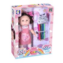 Boneca La New Born Color Para Pintar