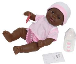 Boneca La Newborn Nursery JC Toys 12" - Afro-Americana (2+ anos)