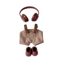 Boneca Labubu Com Roupa De Pelúcia Fofa, Alças De Ombro, Calças, Acessórios De Presente DIY, Roupas