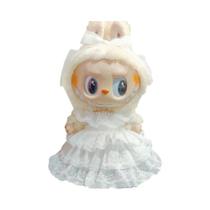 Boneca Labubu De 38cm Com Fantasia Fofa Vestido De Casamento Roupas Decorativas Pequenas Para Boneca Labubu De 38cm Com Fantasia Fofa Vestido De Casamento Roupas Decorativas Pequenas Para