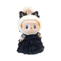 Boneca Labubu De 38cm Com Fantasia Fofa Vestido De Casamento Roupas Decorativas Pequenas Para