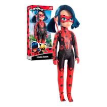 Boneca Ladybug Músical 45cm Miraculous Baby Brink Vermelho Menina Criança Infantil Vinil