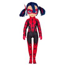 Boneca Ladybug Músical 45cm Miraculous Baby Brink Vermelho Menina Menino Criança Infantil Vinil