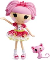 Boneca Lalaloopsy - Jewel Sparkles e Gato Persa de Estimação, 13 Polegadas Princesa com Cabelo Rosa, Roupa Rosa e Acessórios, Casa de Brinquedo Reutilizável - Presente para Crianças, Brinquedos para Meninas de 3 4 5+ a 103 Anos de Idade